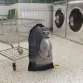 Laundry Bag - 'Accepting Loads' Funny Washer Graphic Drawstring Laundry Bag