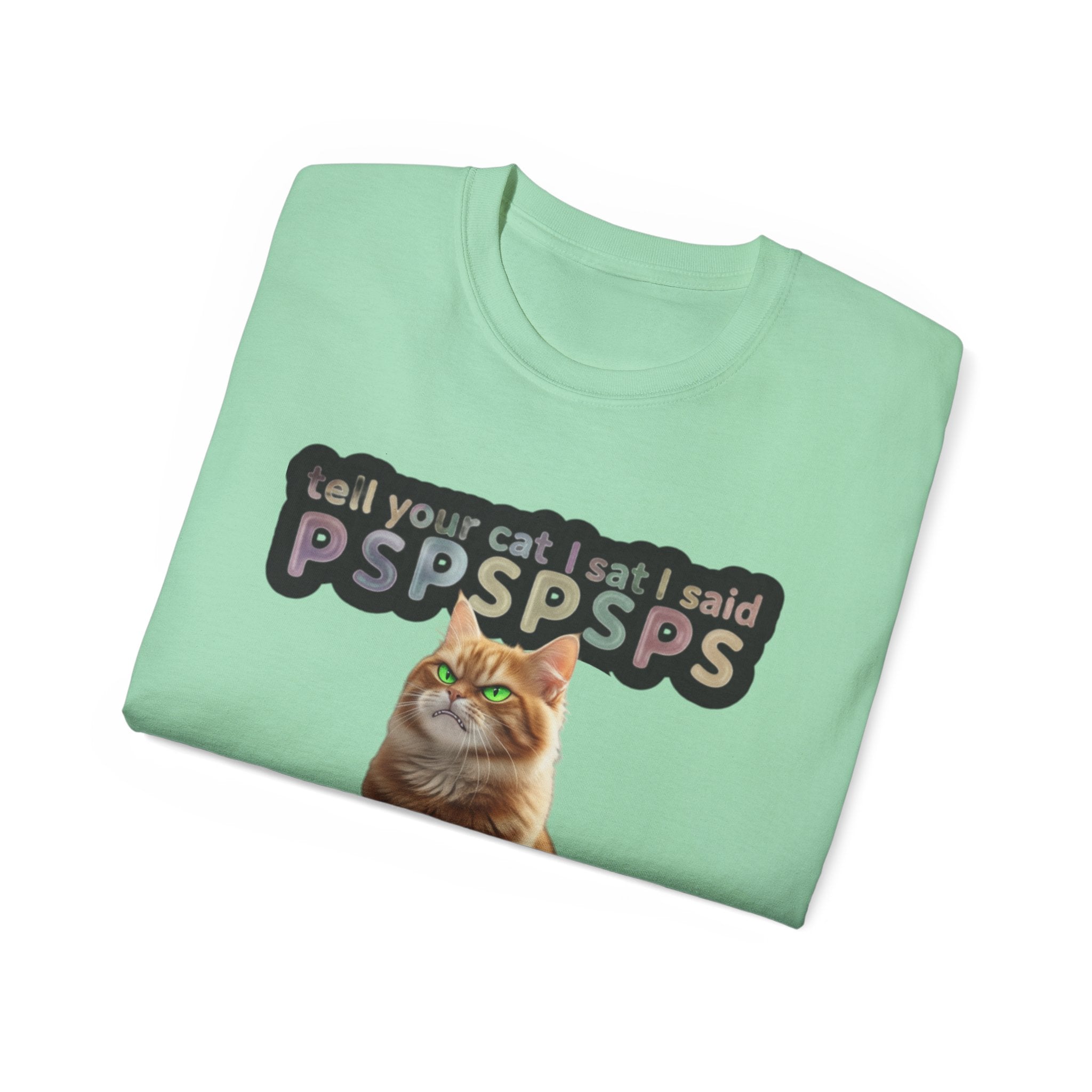 Funny Cat Lover Tee, PSPSPS Cat T-Shirt