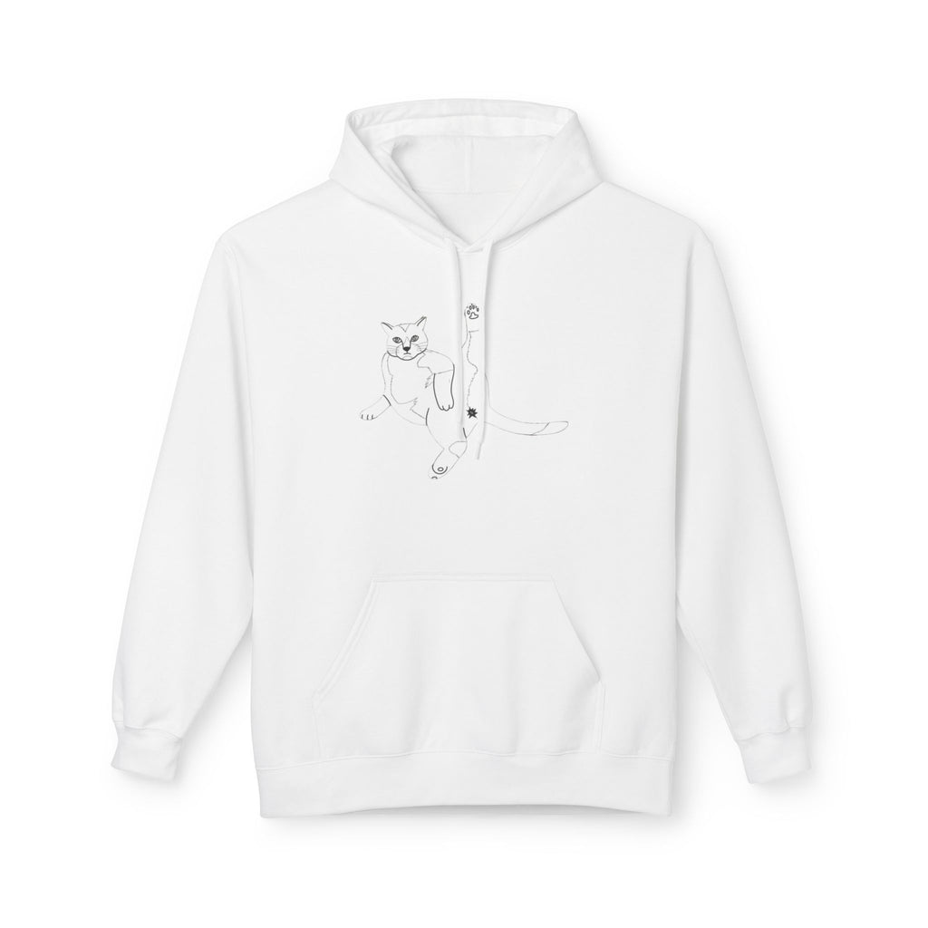 Hoodie - Cat Butt Sketch Design