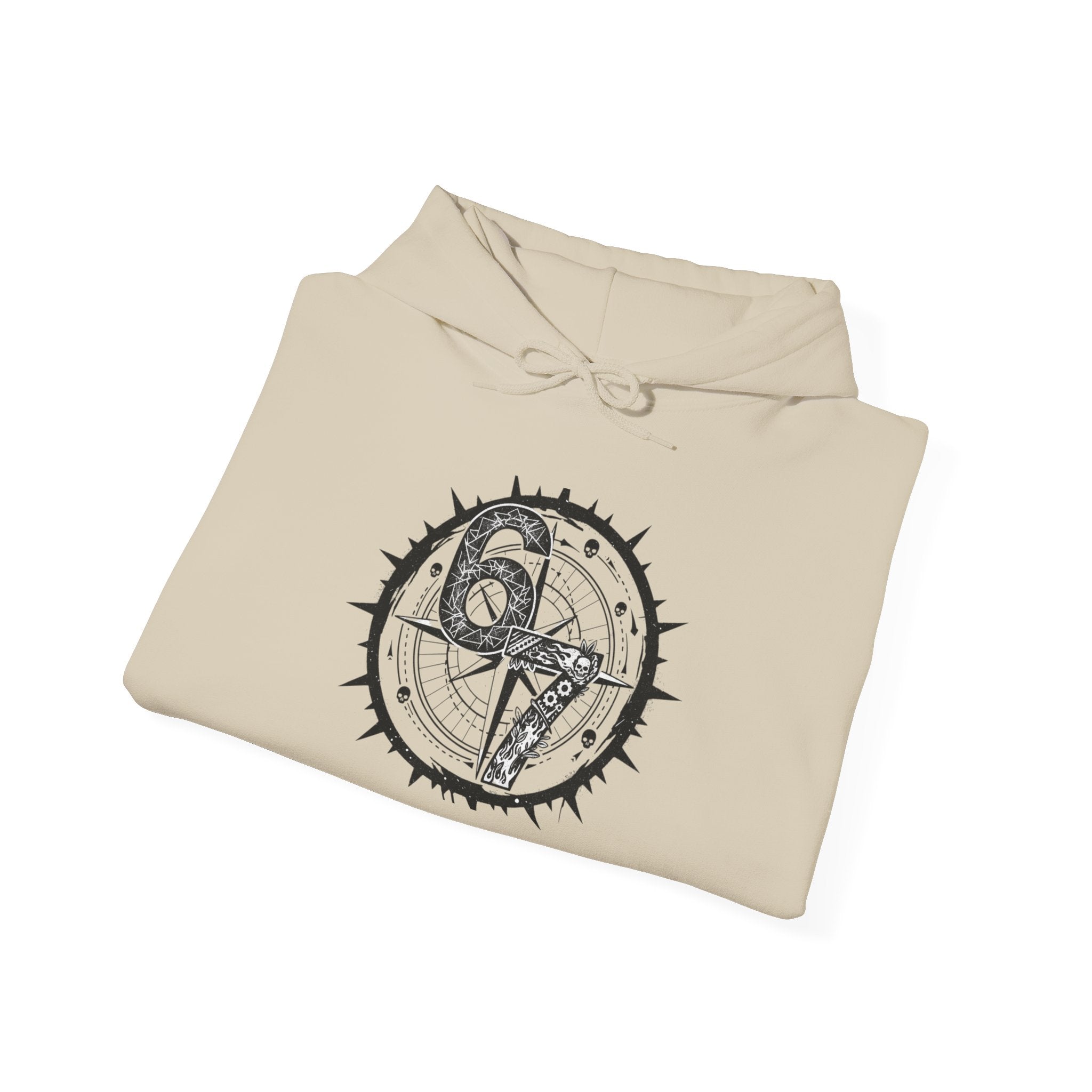 6-7 Hoodie - Minimal Funny Graphic Pullover