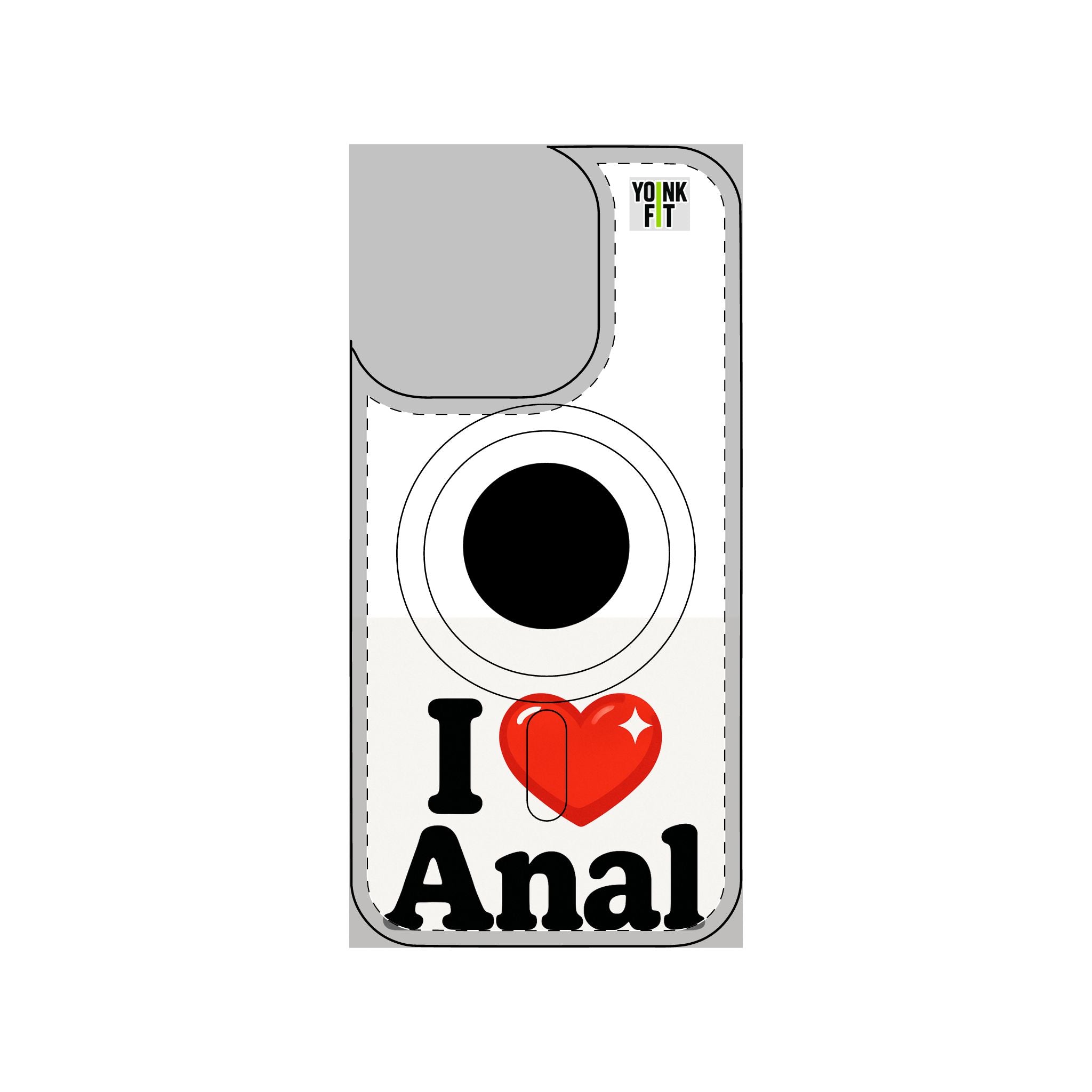 I ❤️ Anal - Magnetic Phone Case - Apple