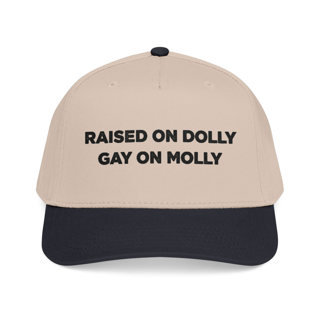 Dolly/Molly  Baseball Cap — Black Statement Hat