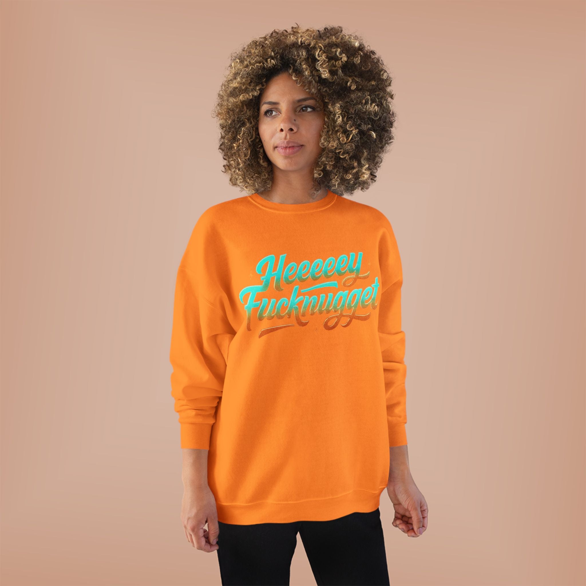 Crewneck Sweatshirt - Heeeey Fucknugget
