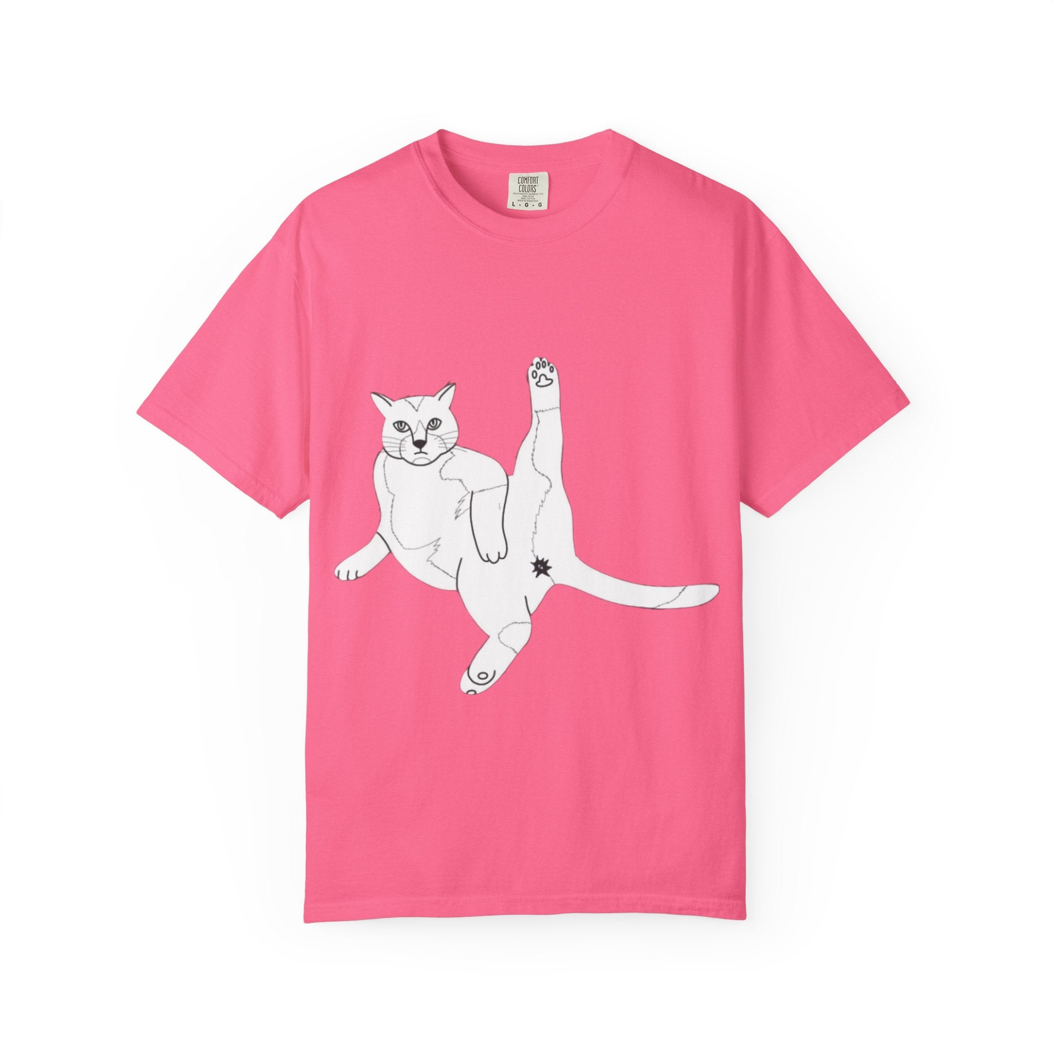 Cat Butt T-Shirt - Unisex Garment-Dyed