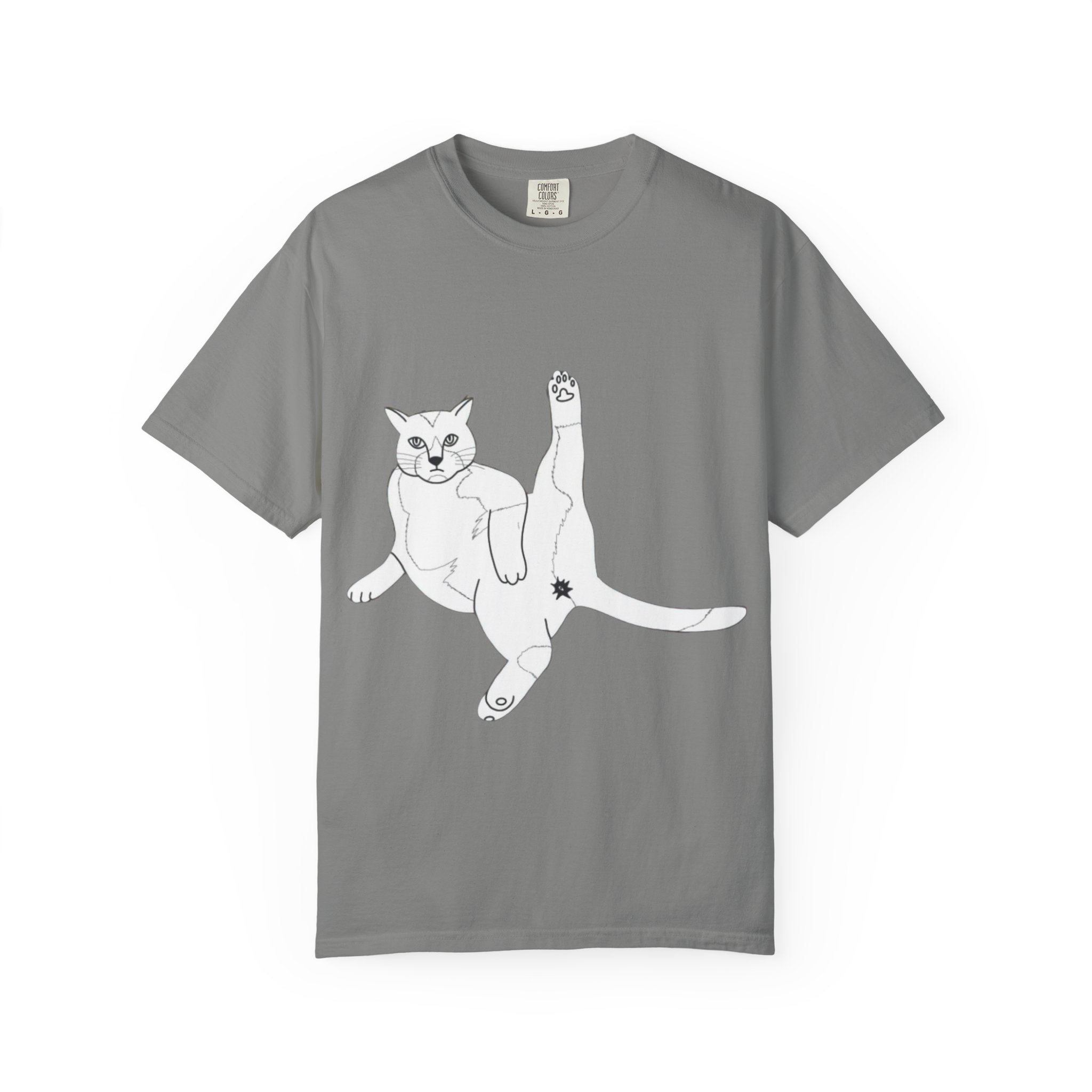 Cat Butt T-Shirt - Unisex Garment-Dyed