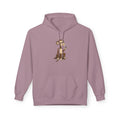 Fleece Hoodie Smoking Monkey Design