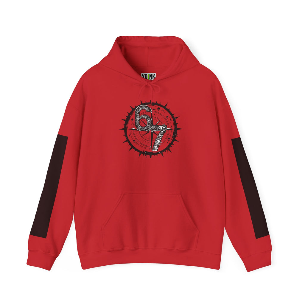 6-7 Hoodie - Minimal Funny Graphic Pullover