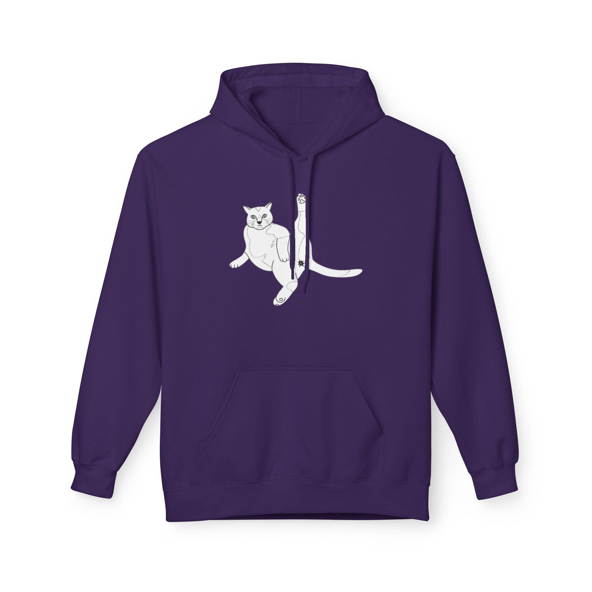 Hoodie - Cat Butt Sketch Design