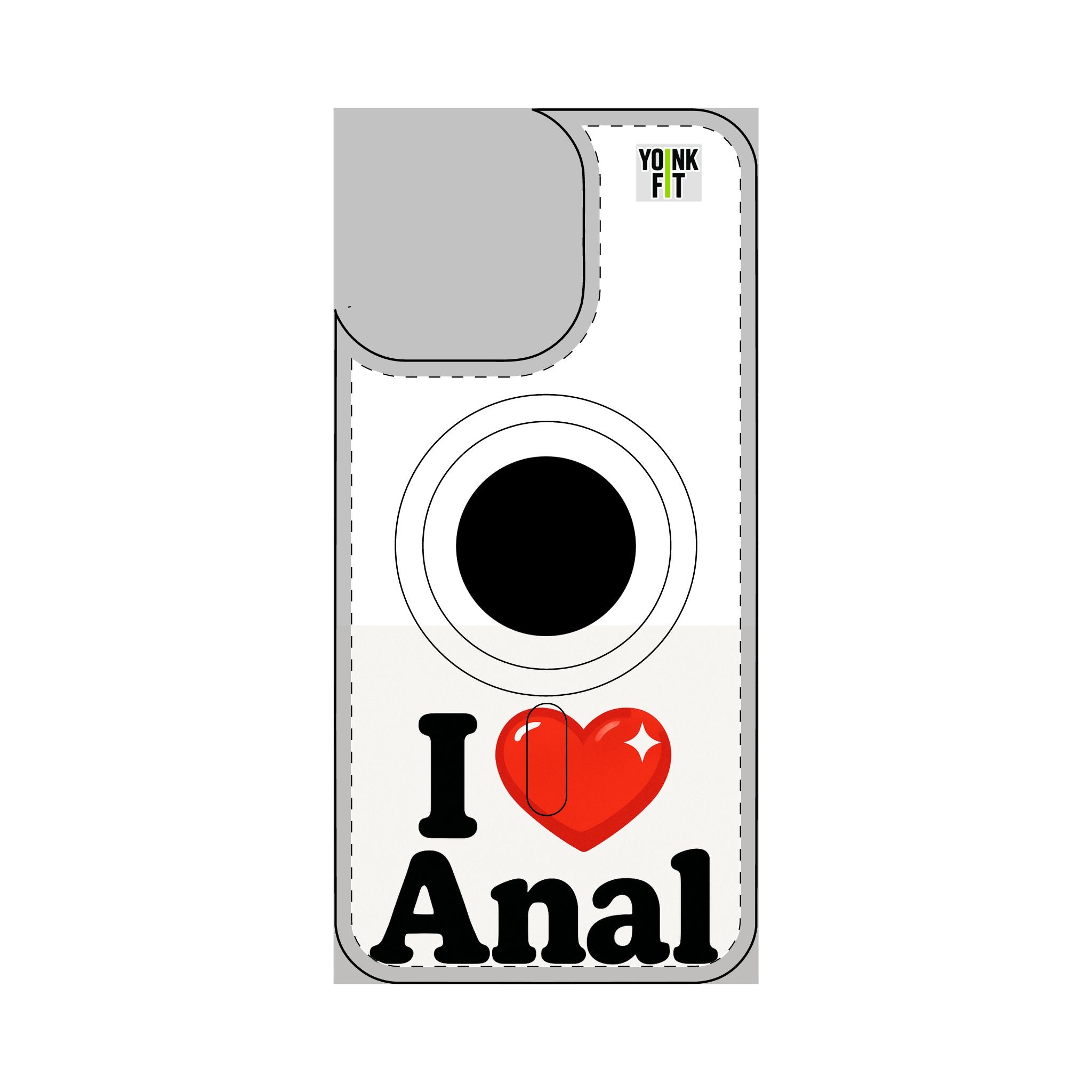 I ❤️ Anal - Magnetic Phone Case - Apple