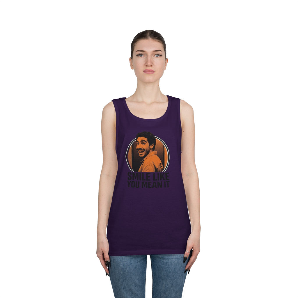 Smile like you mean it - Graphic Tank Top — Retro Laundry Machine Art