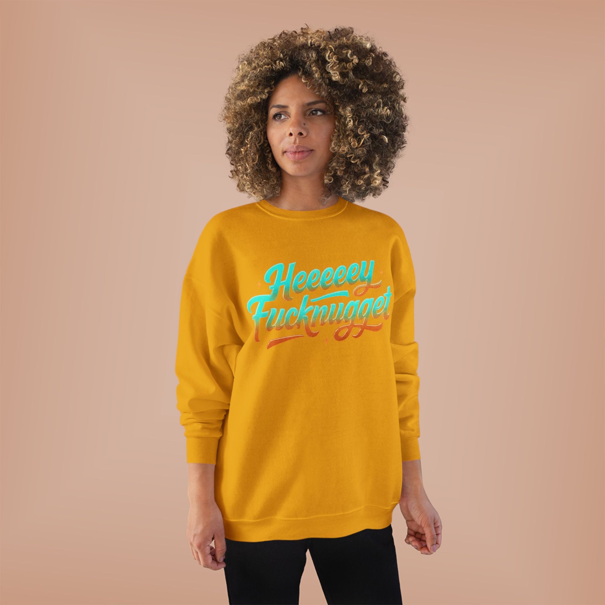 Crewneck Sweatshirt - Heeeey Fucknugget