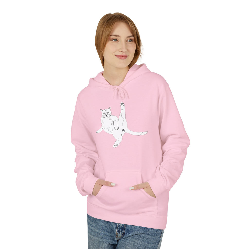 Hoodie - Cat Butt Sketch Design