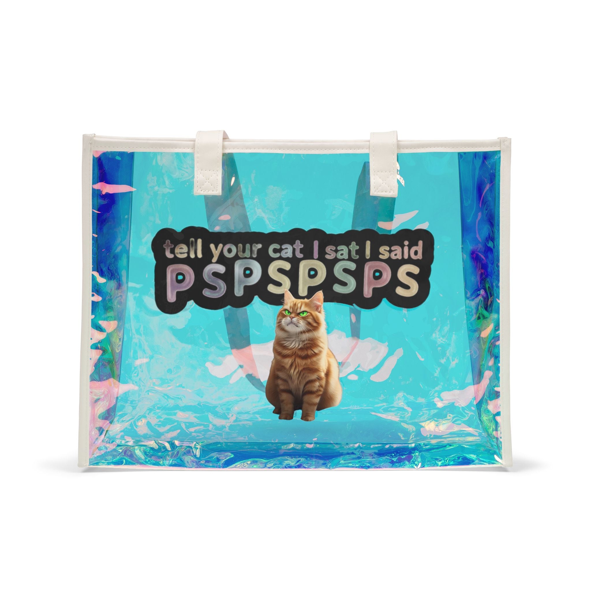 Tote Bag - Beach Holographic - Tell your cat
