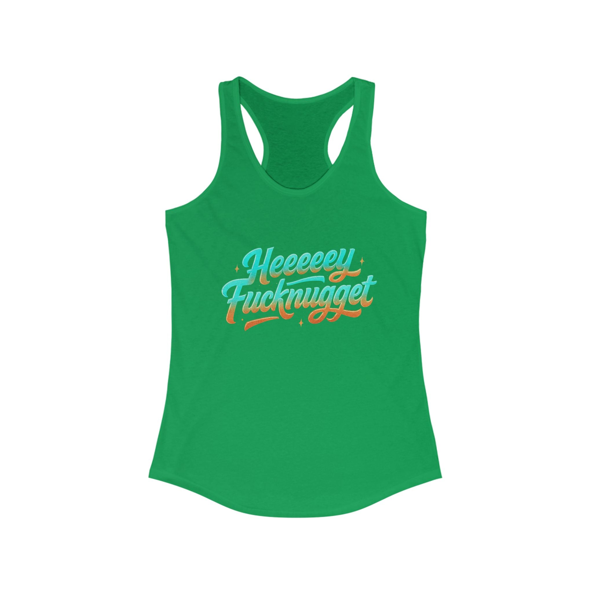Racerback Tank - Heeey Fucknugget Women's Tank