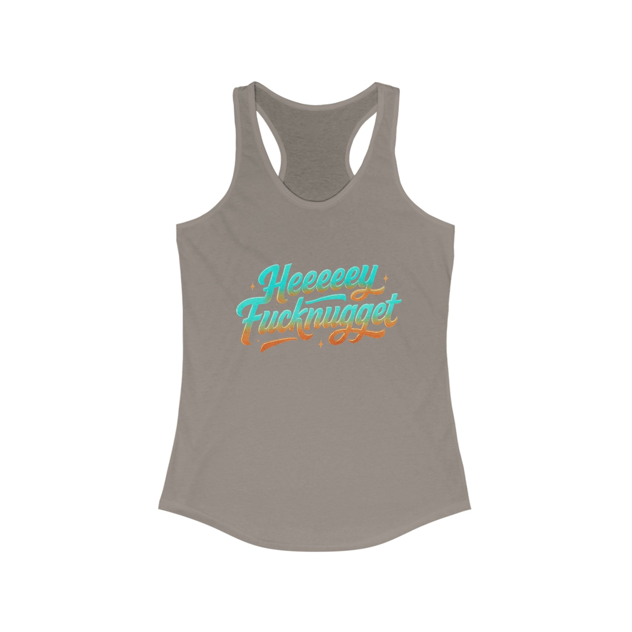 Racerback Tank - Heeey Fucknugget Women's Tank