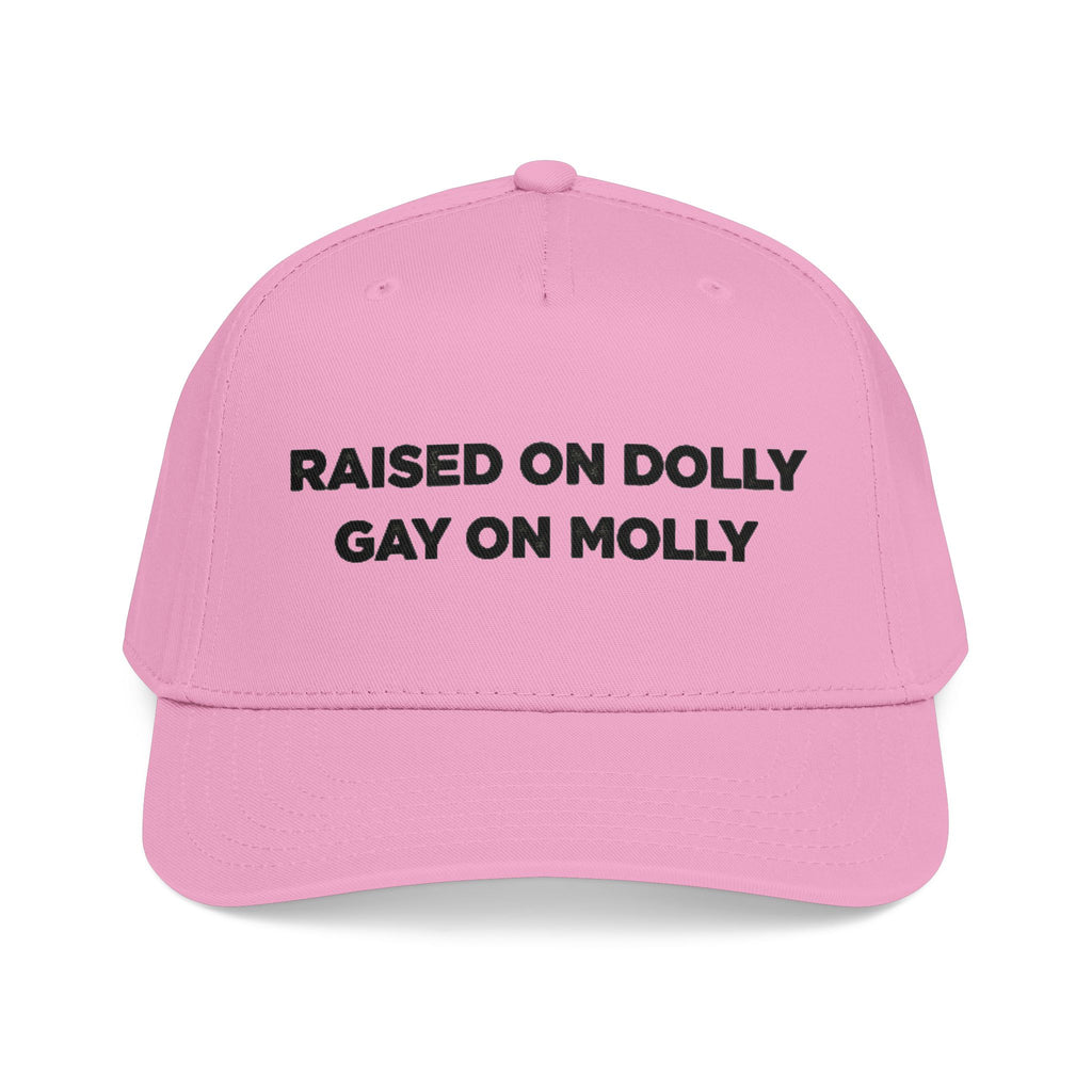 Dolly/Molly  Baseball Cap — Black Statement Hat