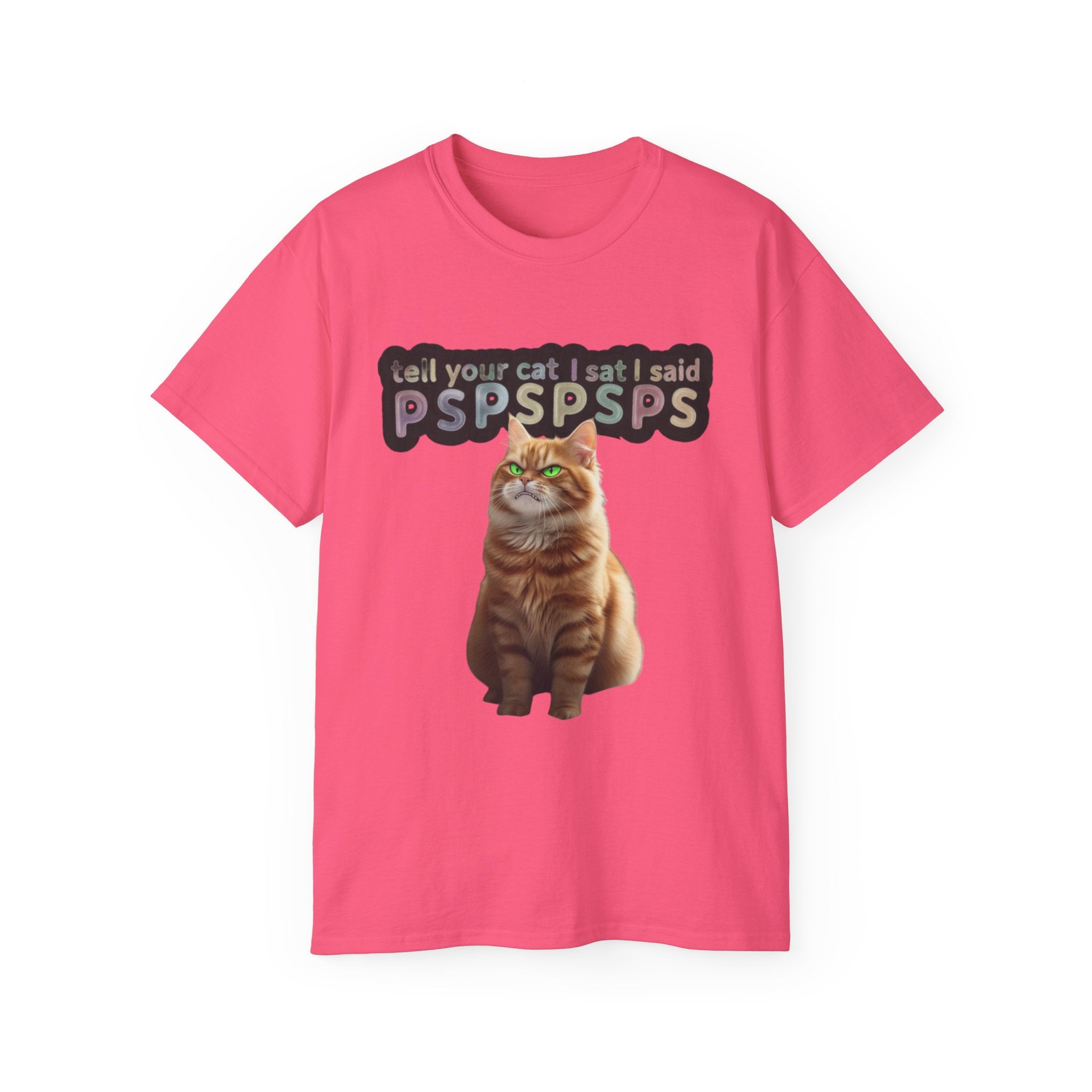 Funny Cat Lover Tee, PSPSPS Cat T-Shirt