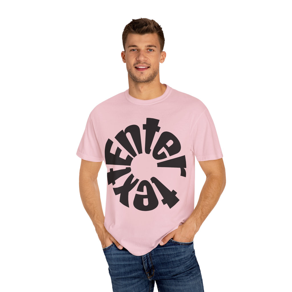 Rounded "Enter Text"  T-Shirt