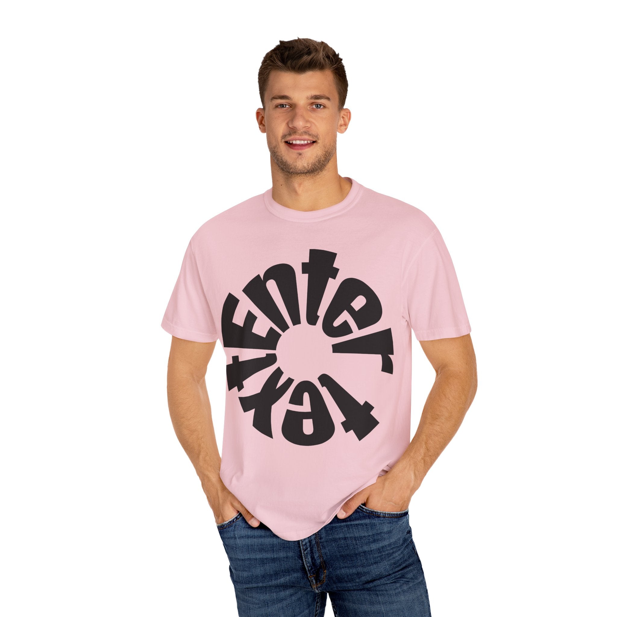 Rounded "Enter Text"  T-Shirt