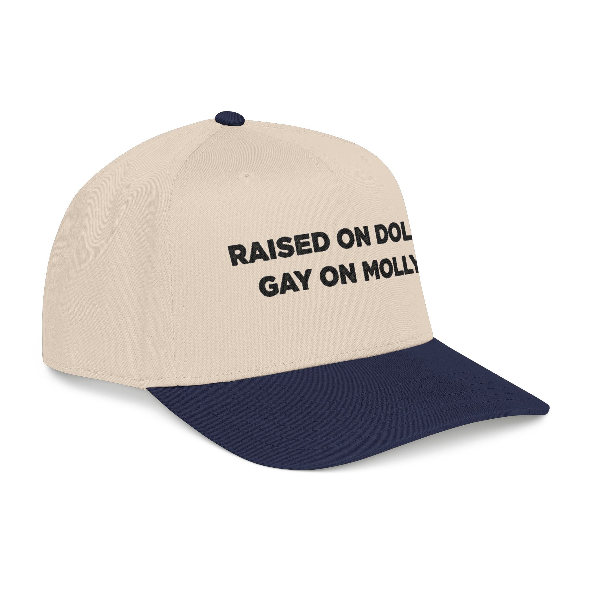 Dolly/Molly  Baseball Cap — Black Statement Hat