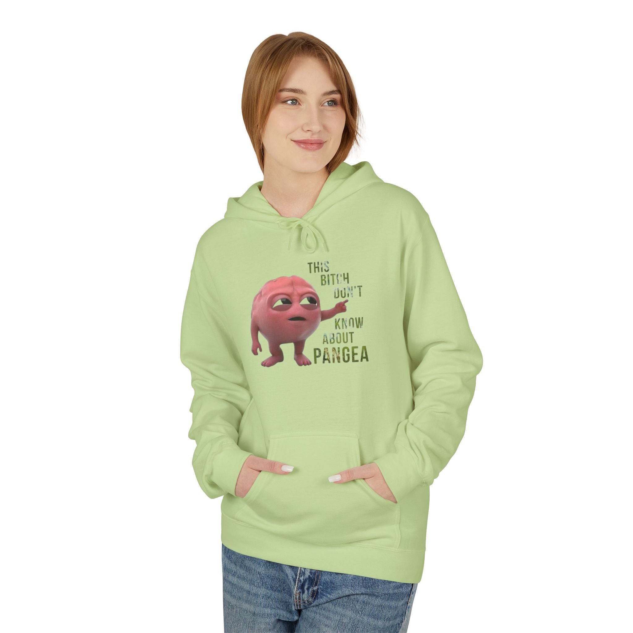 Fleece Hoodie - Brain