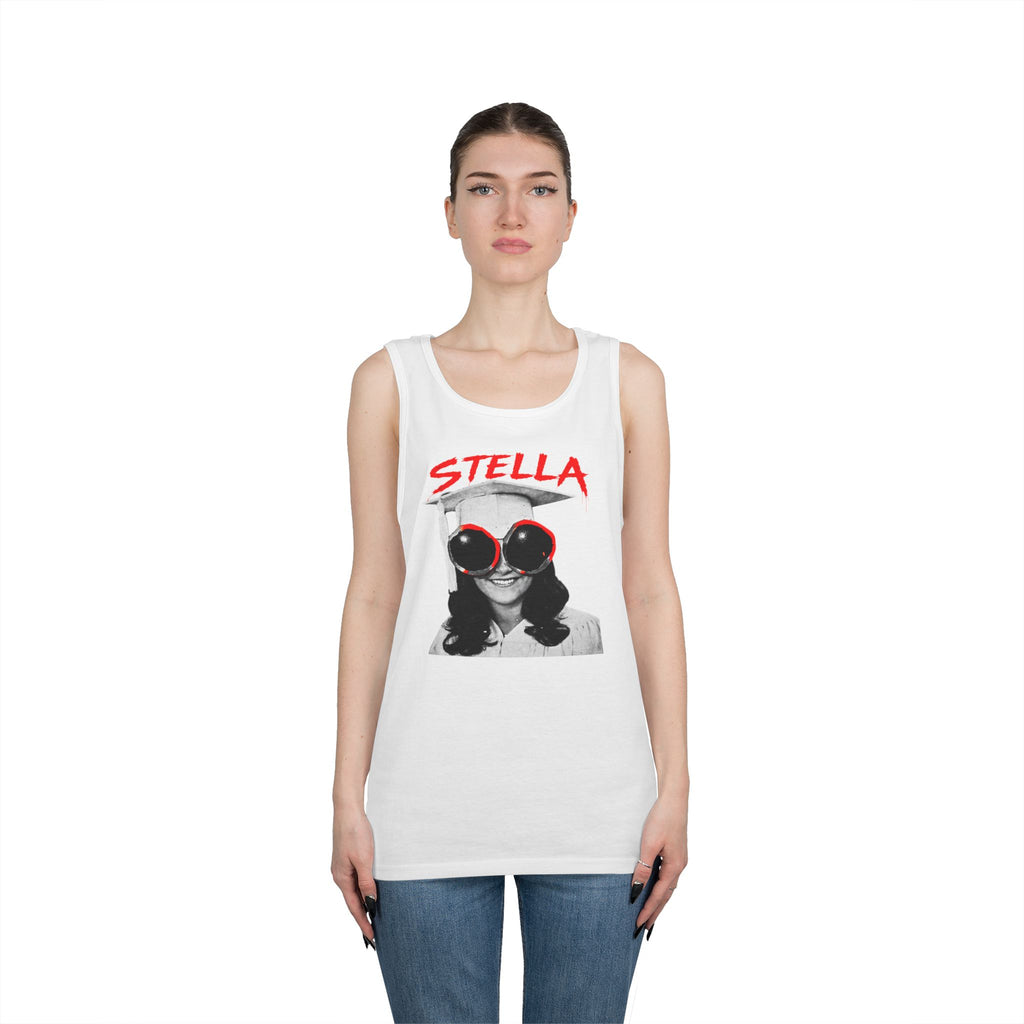 Stella - Graphic Tank Top — Retro Laundry Machine Art