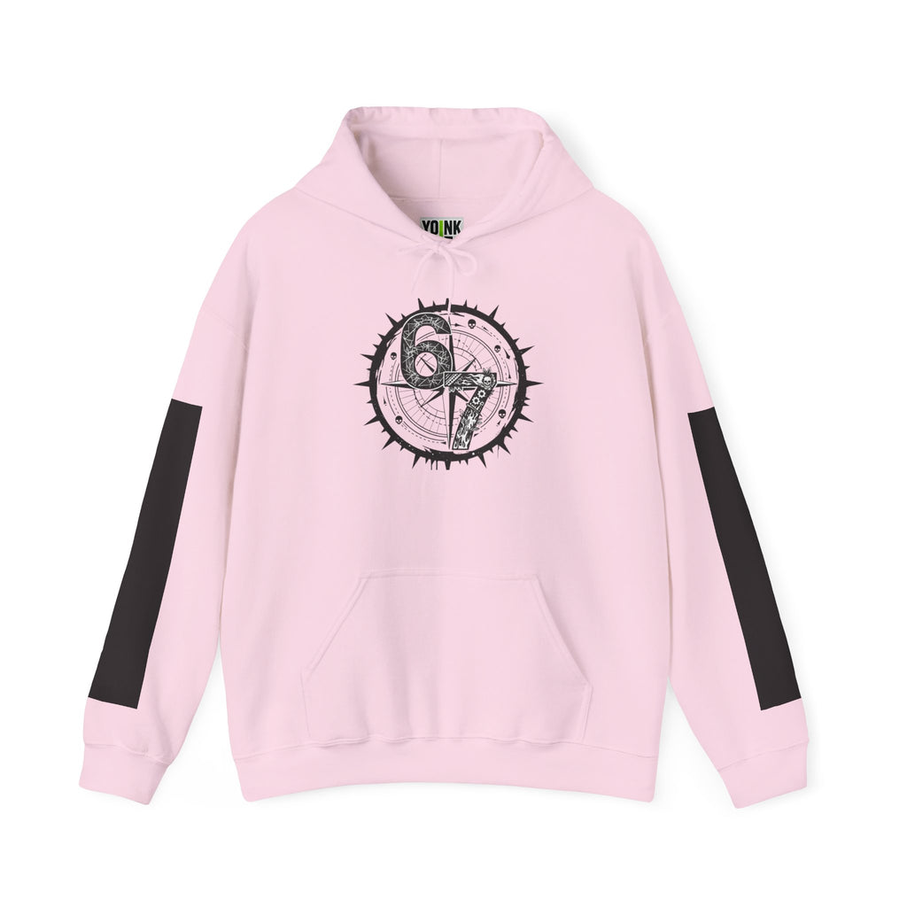 6-7 Hoodie - Minimal Funny Graphic Pullover
