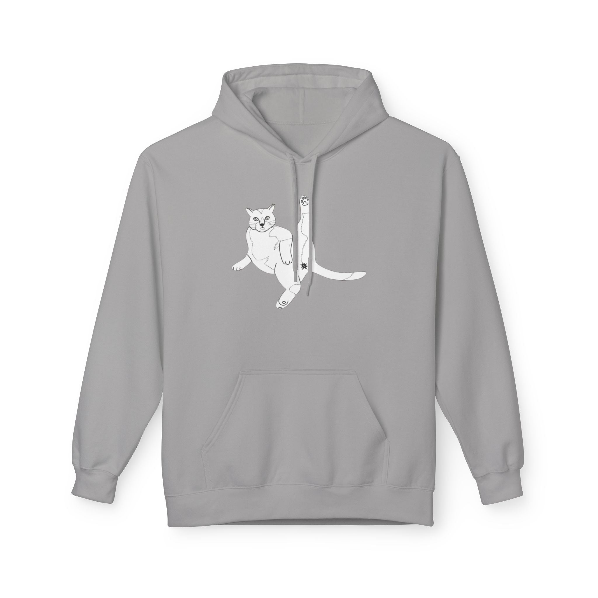 Hoodie - Cat Butt Sketch Design