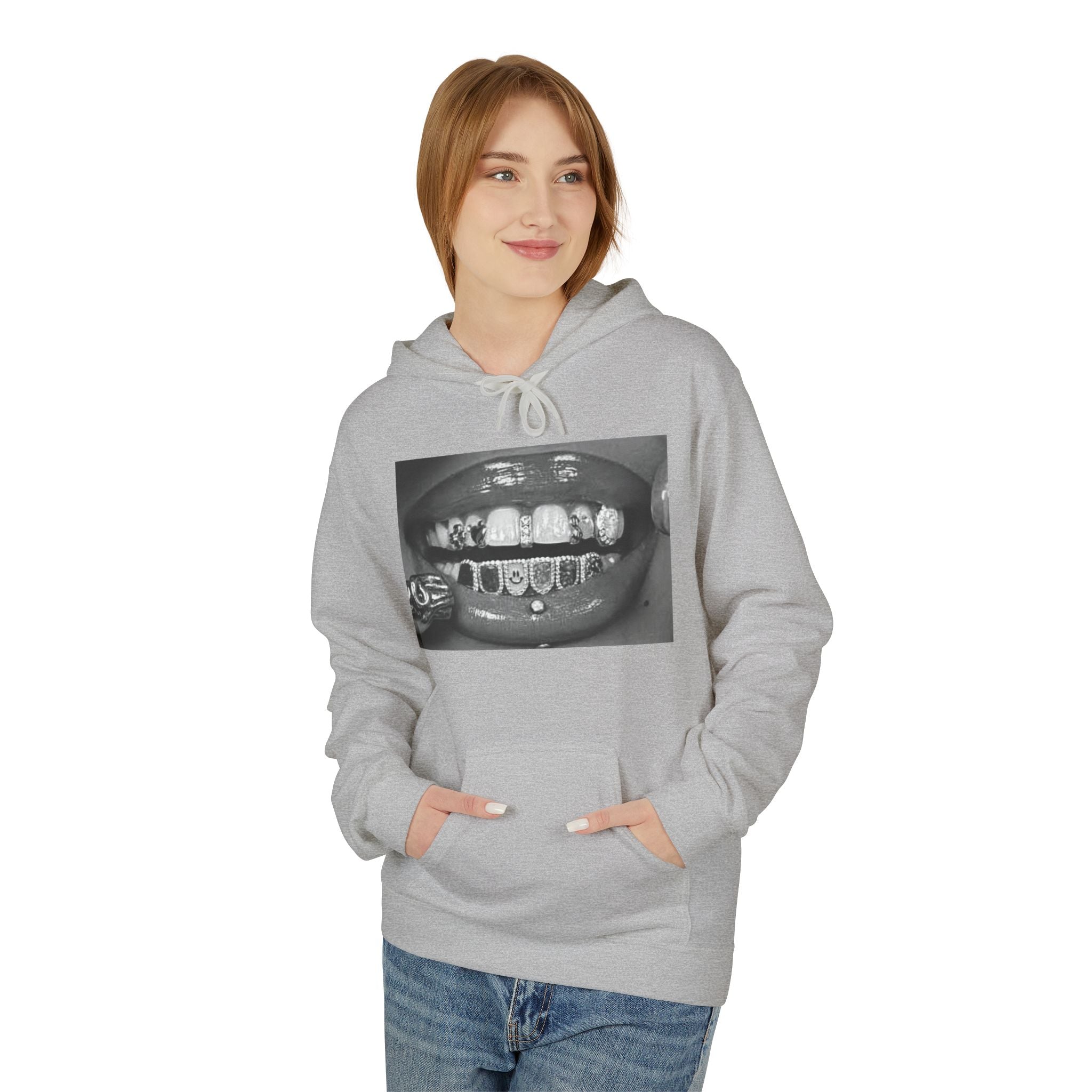 Fleece Hoodie Grillz Design