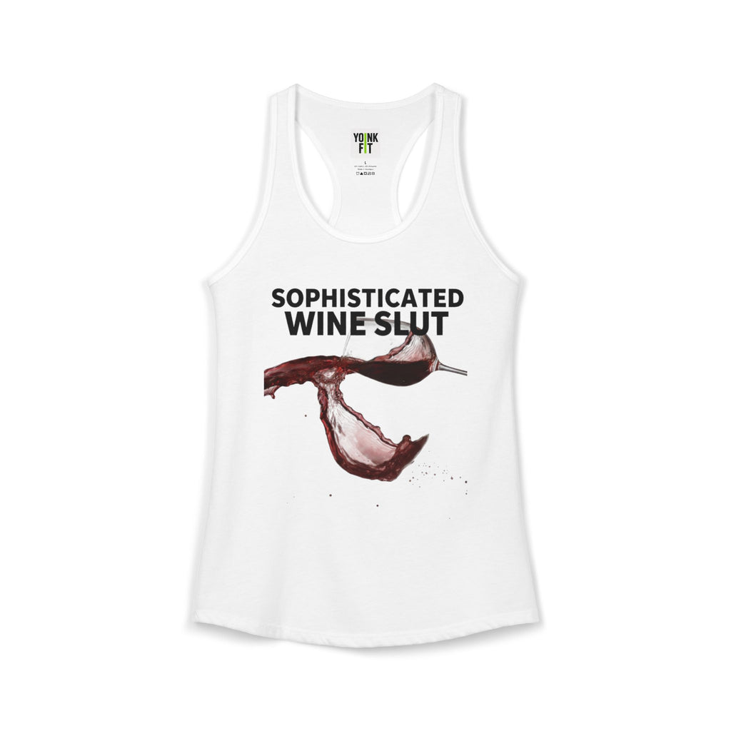 Racerback Tank - wine slut