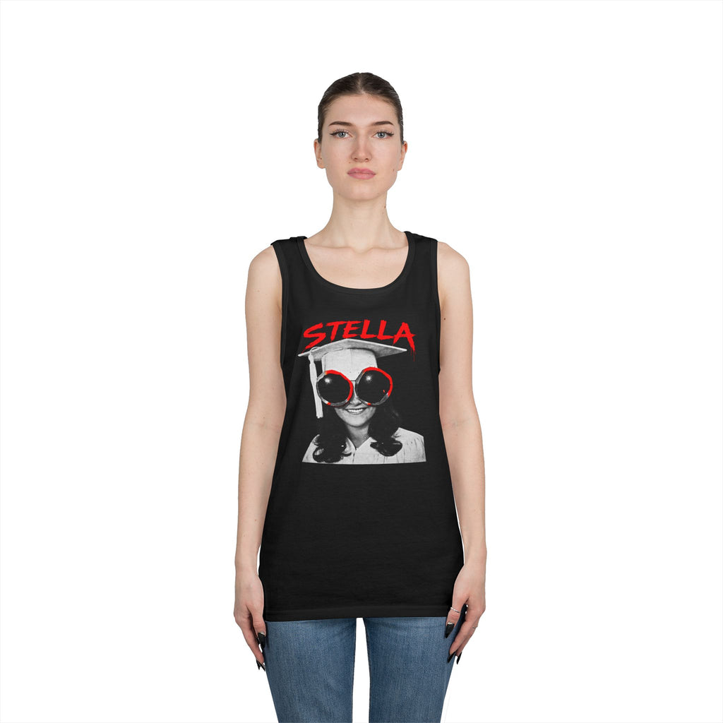 Stella - Graphic Tank Top — Retro Laundry Machine Art