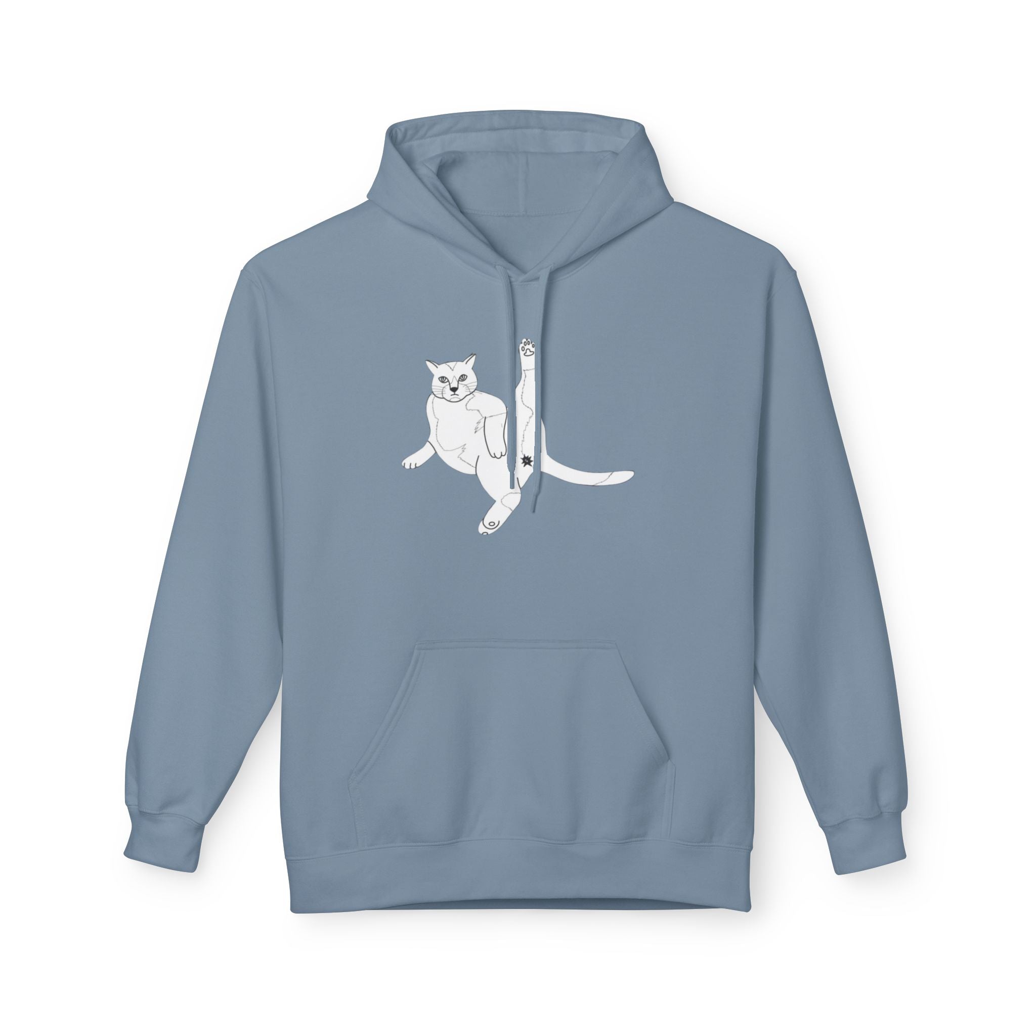 Hoodie - Cat Butt Sketch Design
