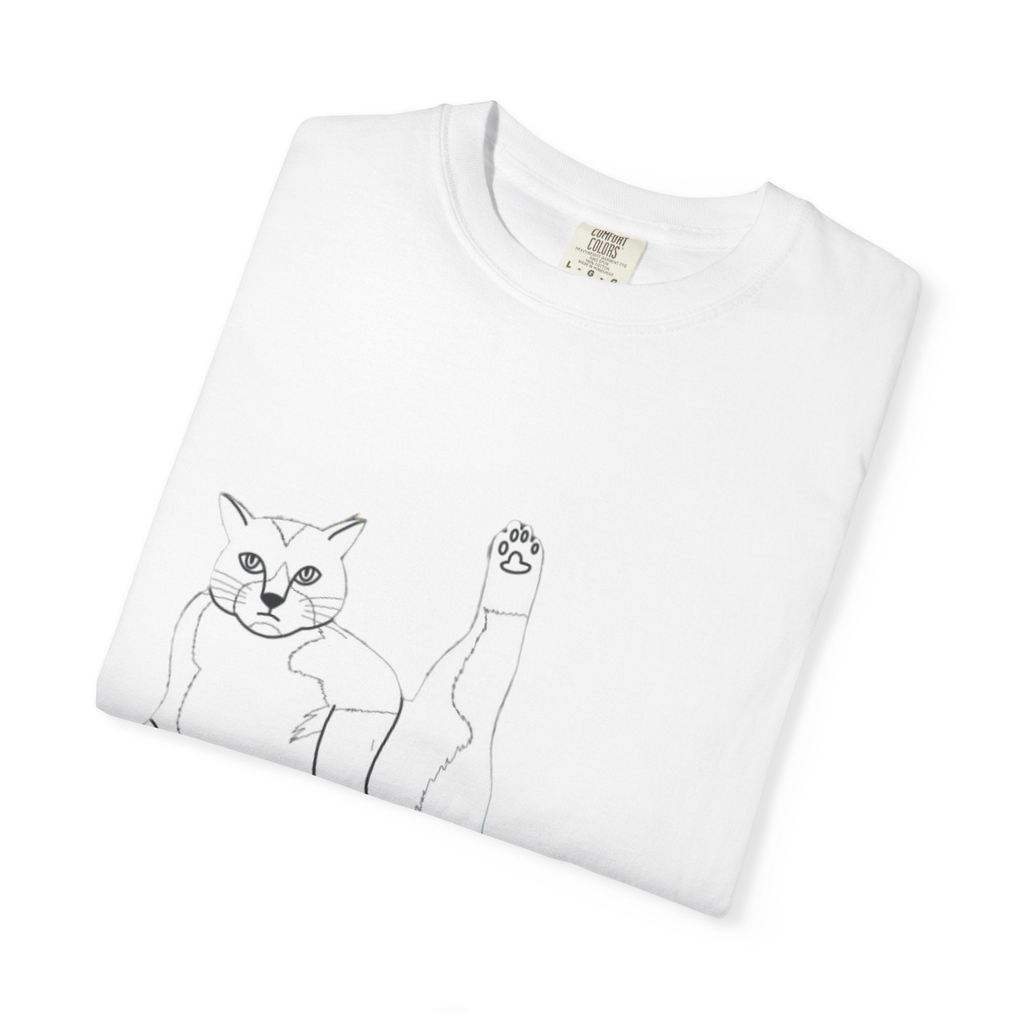 Cat Butt T-Shirt - Unisex Garment-Dyed