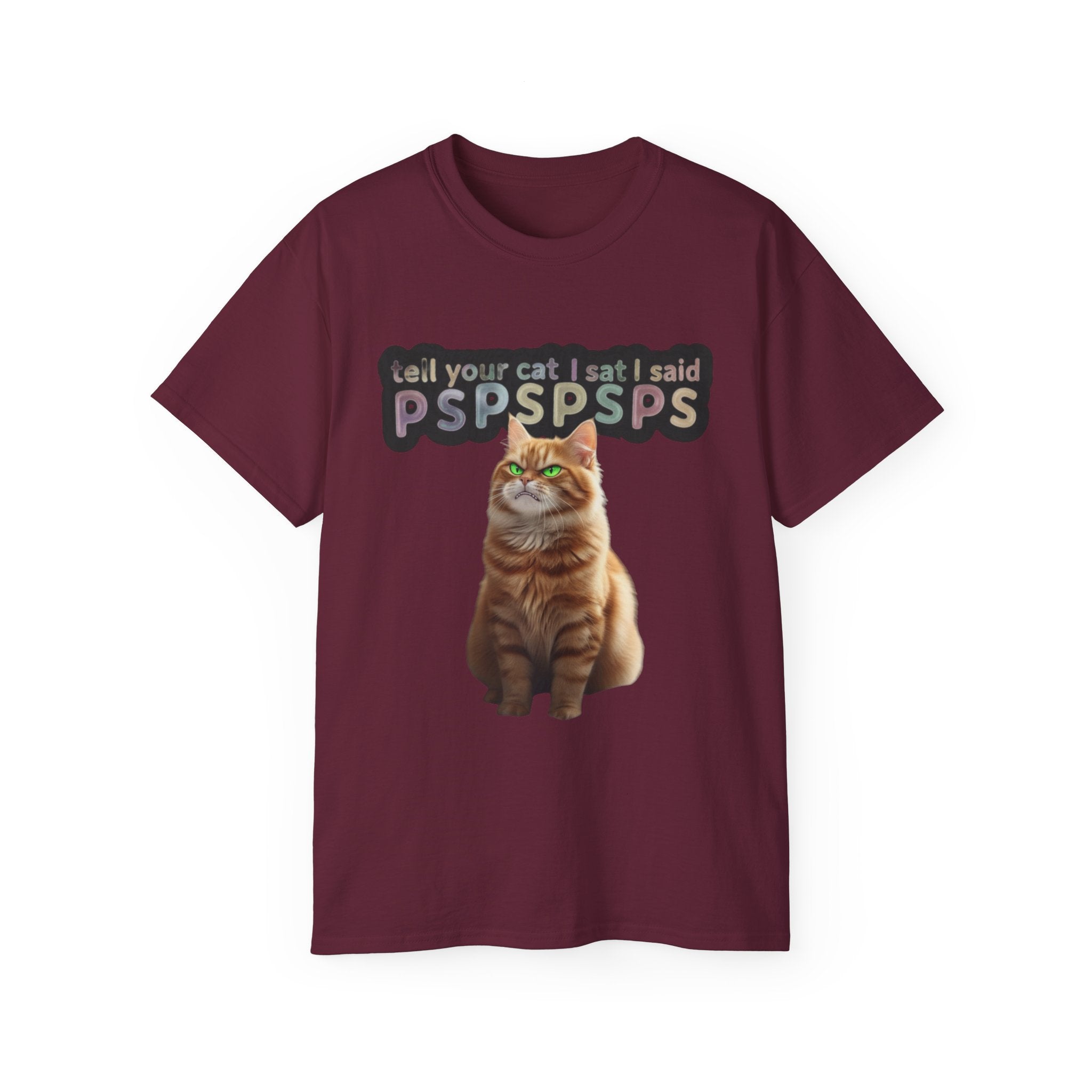 Funny Cat Lover Tee, PSPSPS Cat T-Shirt
