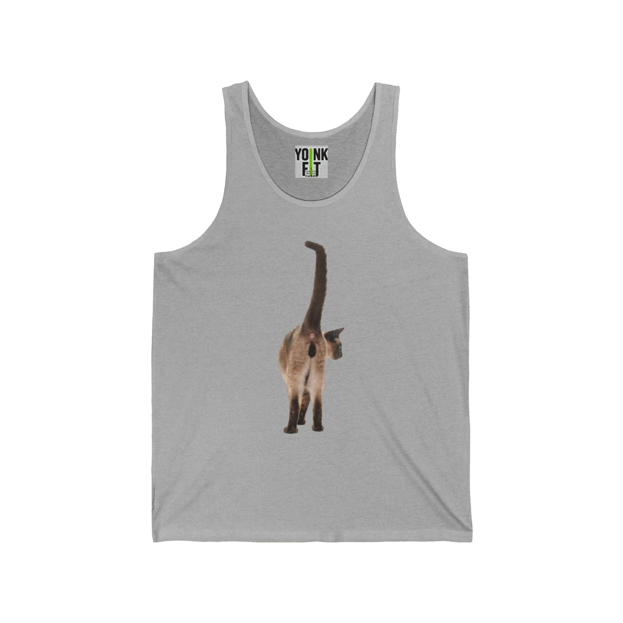 Unisex Jersey Tank with 'Cat Butt'
