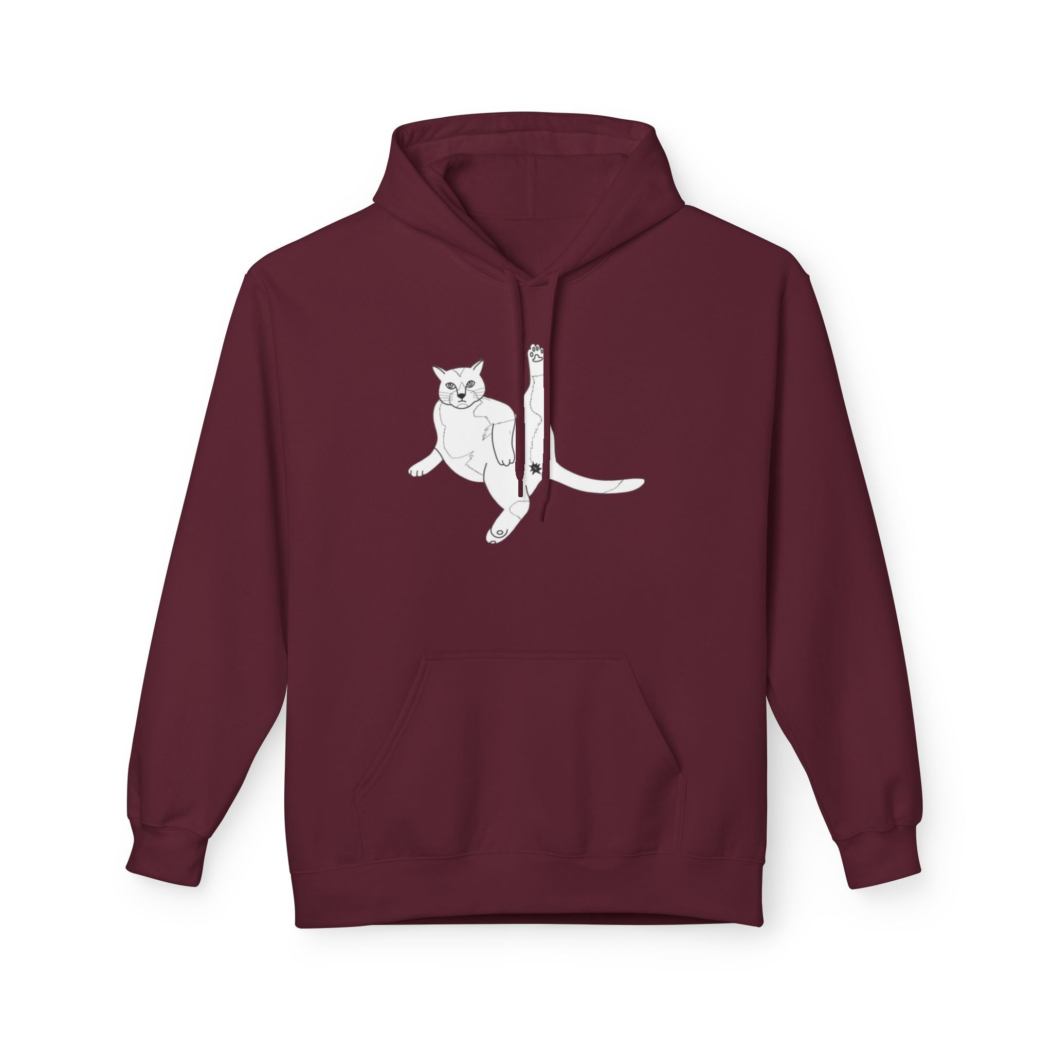 Hoodie - Cat Butt Sketch Design
