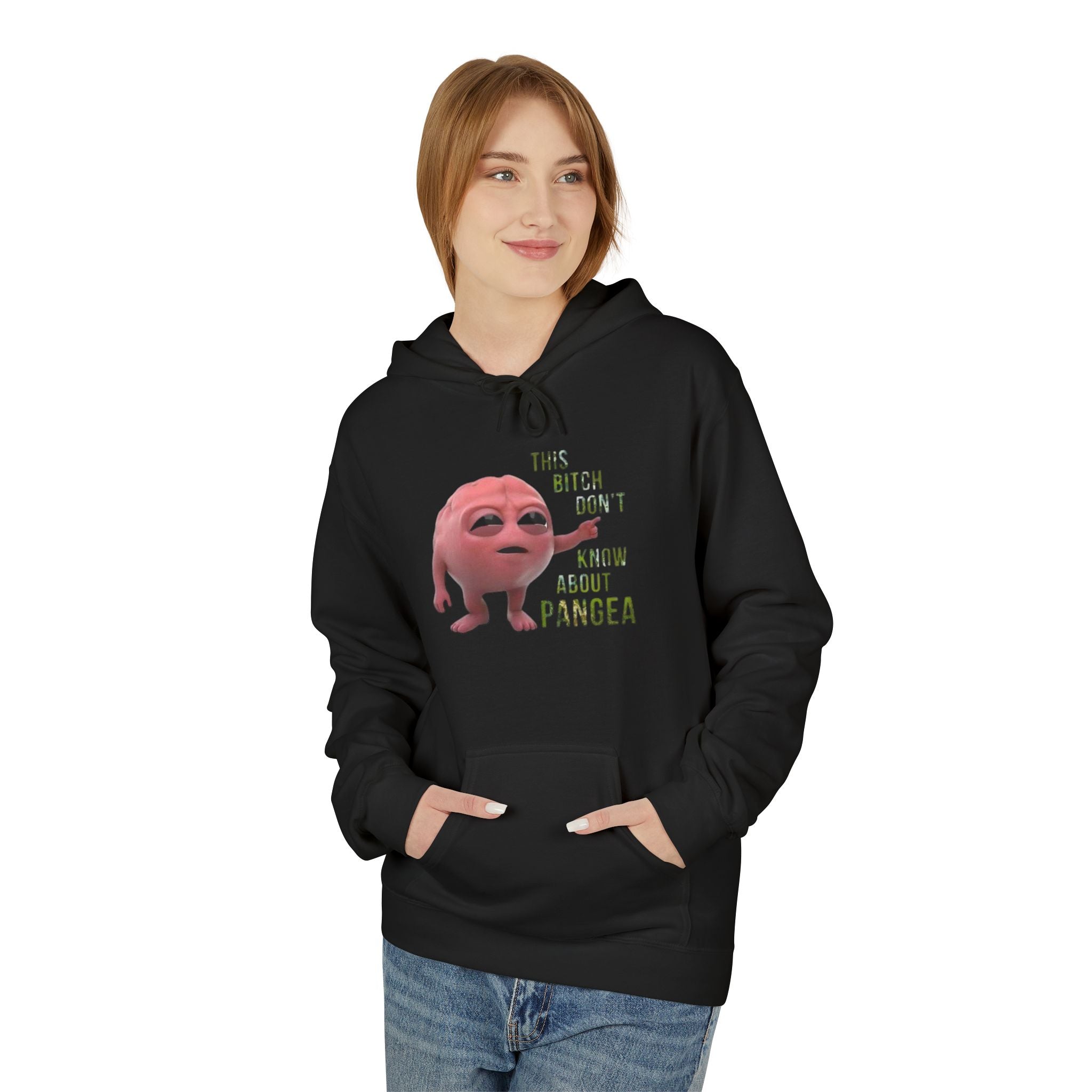 Fleece Hoodie - Brain