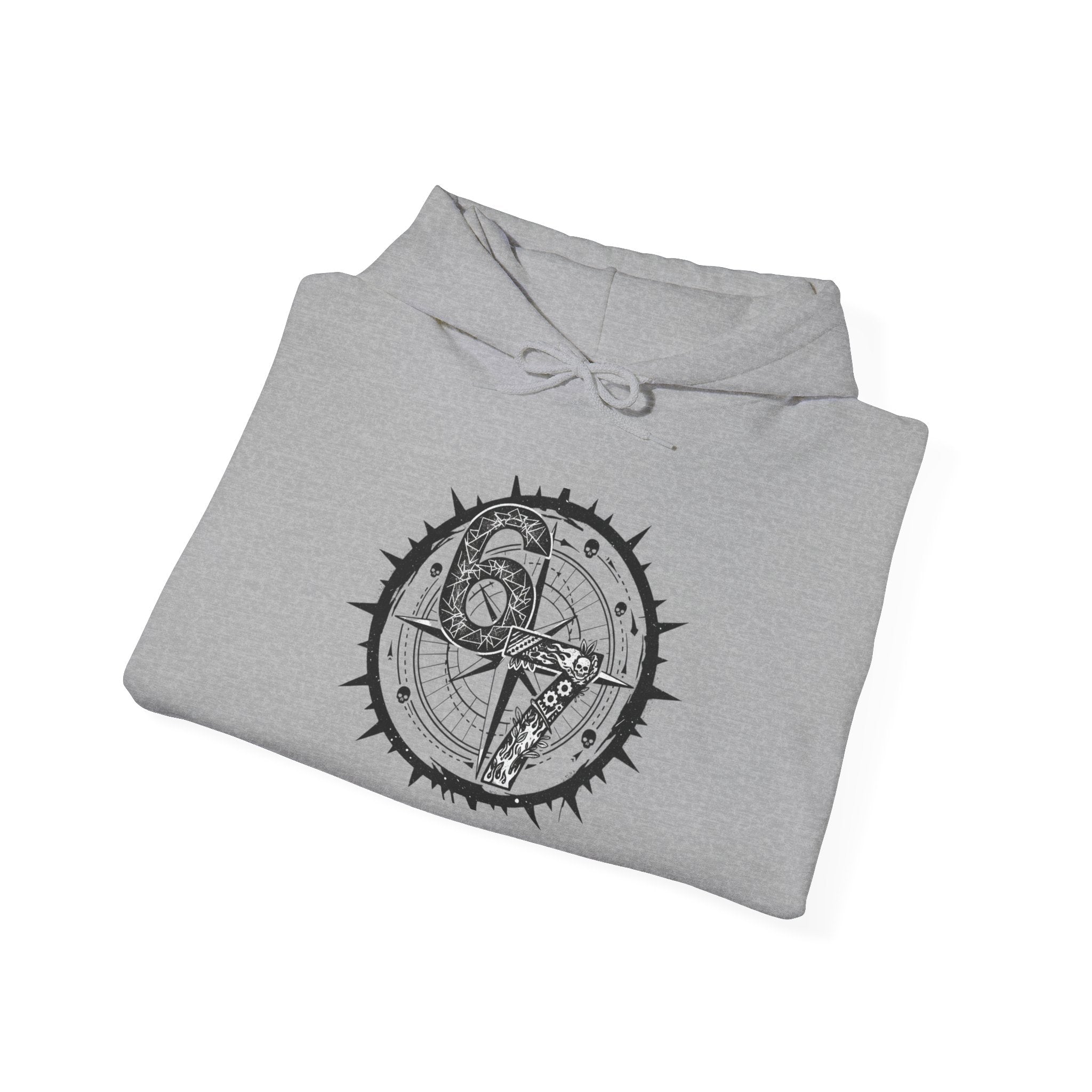 6-7 Hoodie - Minimal Funny Graphic Pullover