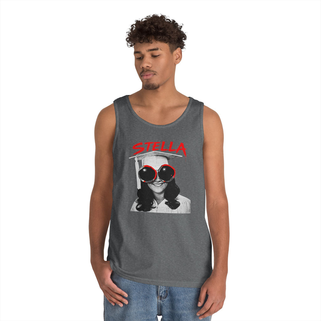 Stella - Graphic Tank Top — Retro Laundry Machine Art