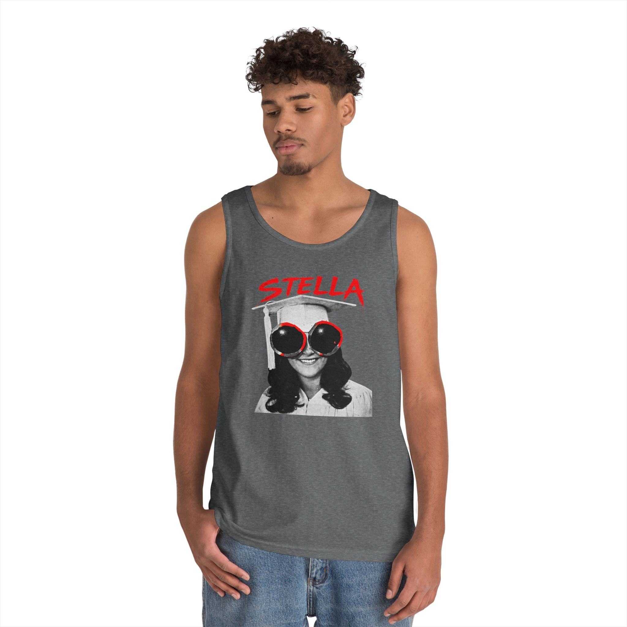 Stella - Graphic Tank Top — Retro Laundry Machine Art