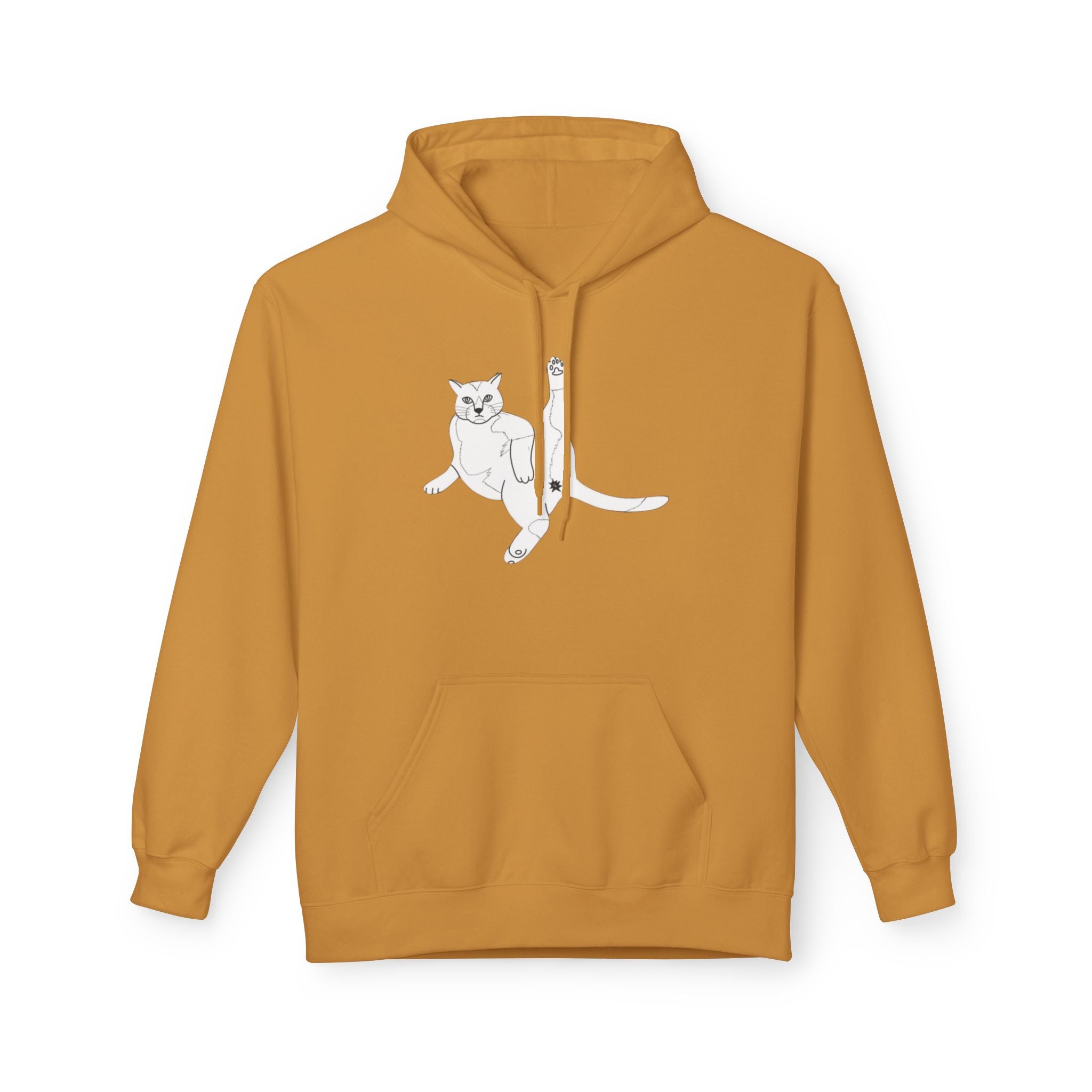 Hoodie - Cat Butt Sketch Design