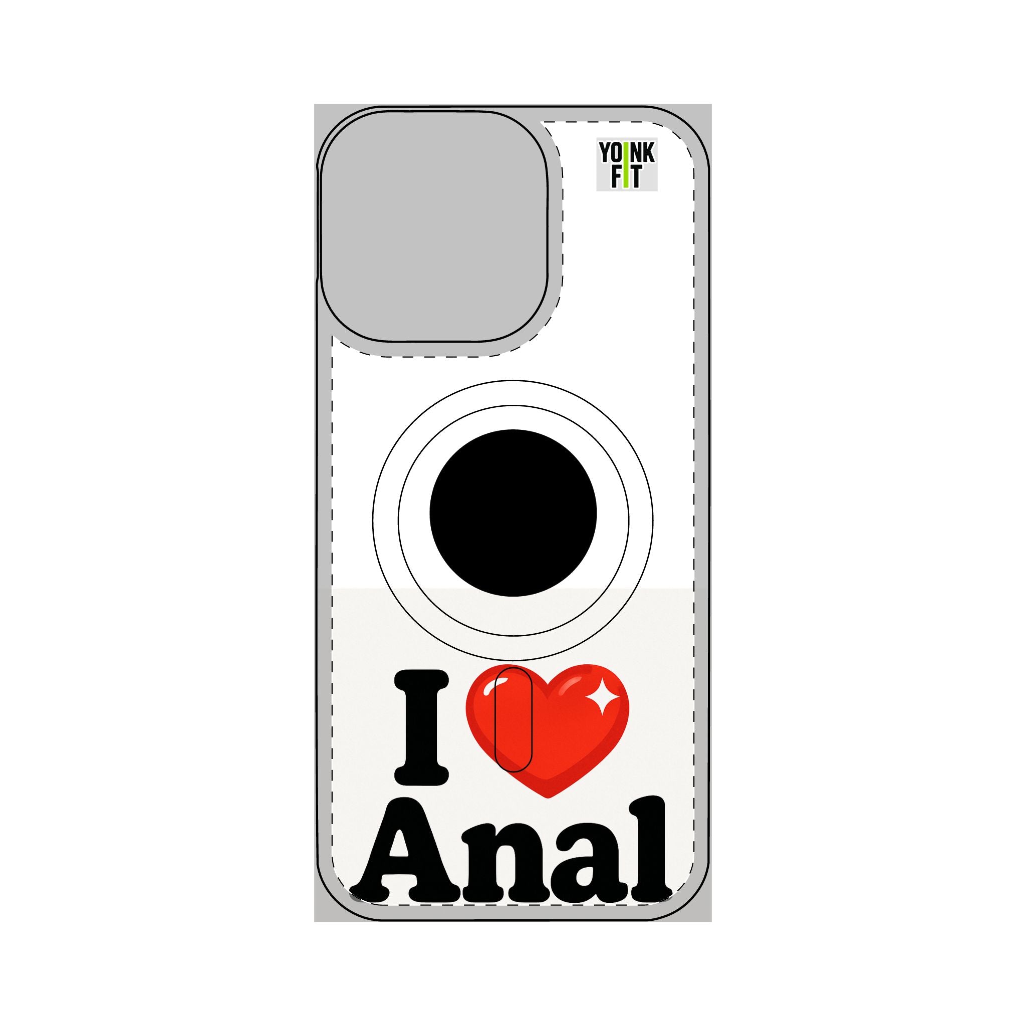 I ❤️ Anal - Magnetic Phone Case - Apple