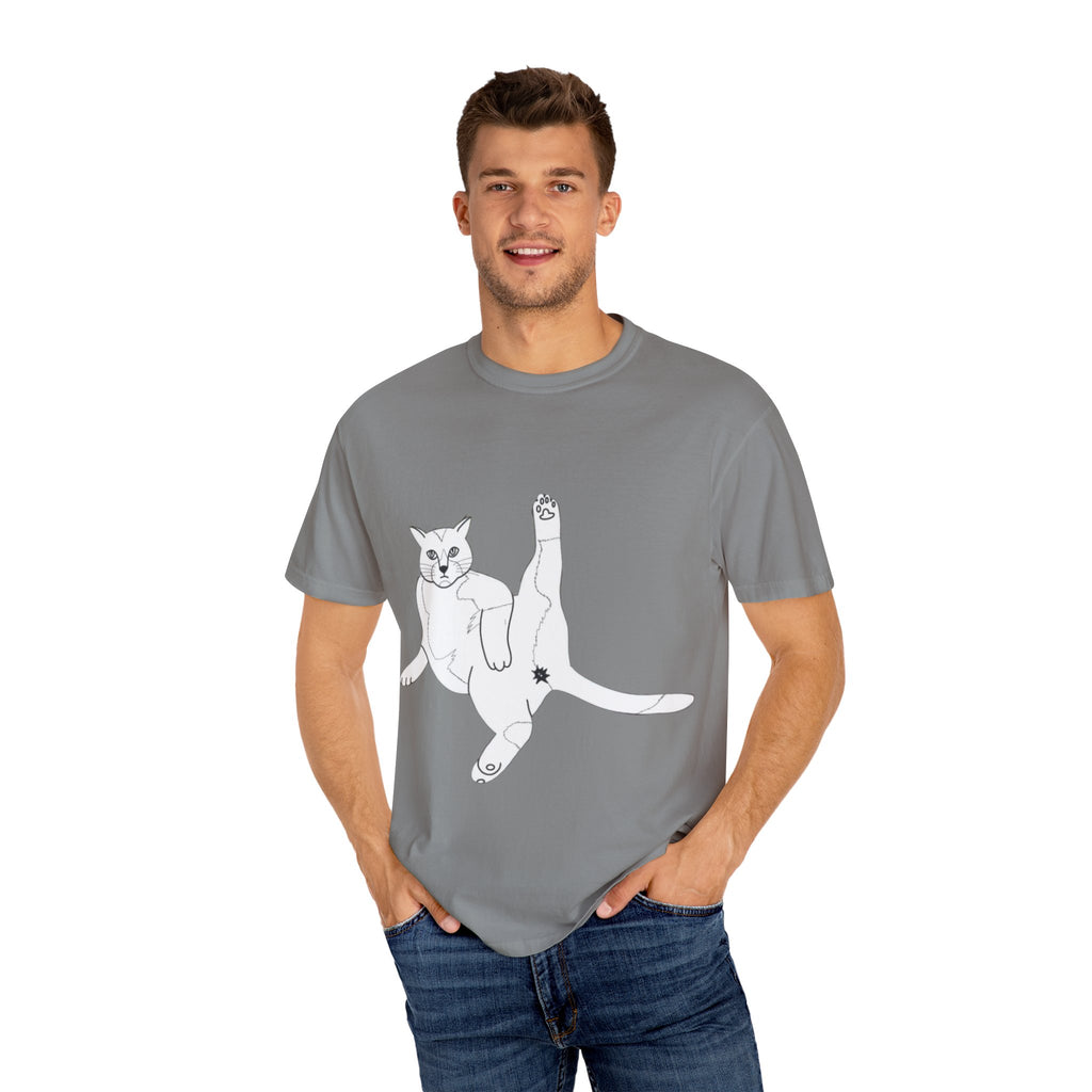 Cat Butt T-Shirt - Unisex Garment-Dyed
