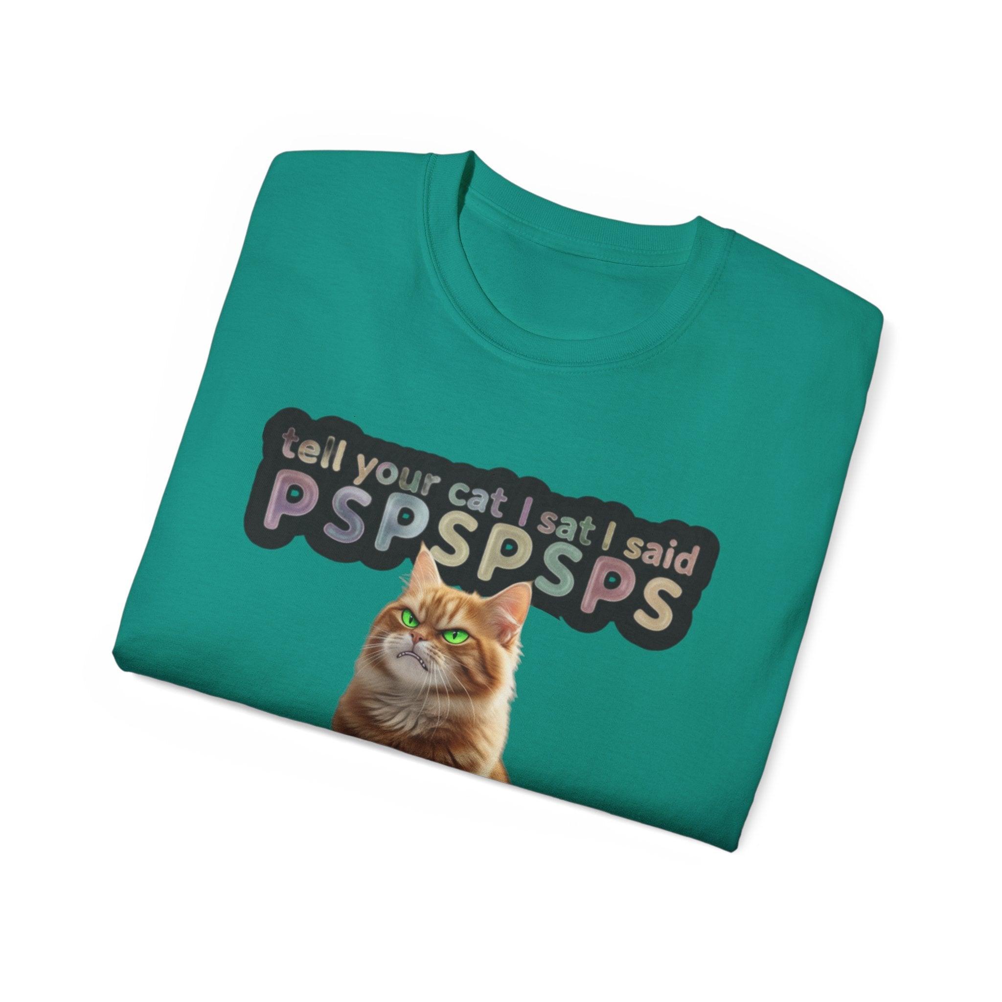 Funny Cat Lover Tee, PSPSPS Cat T-Shirt