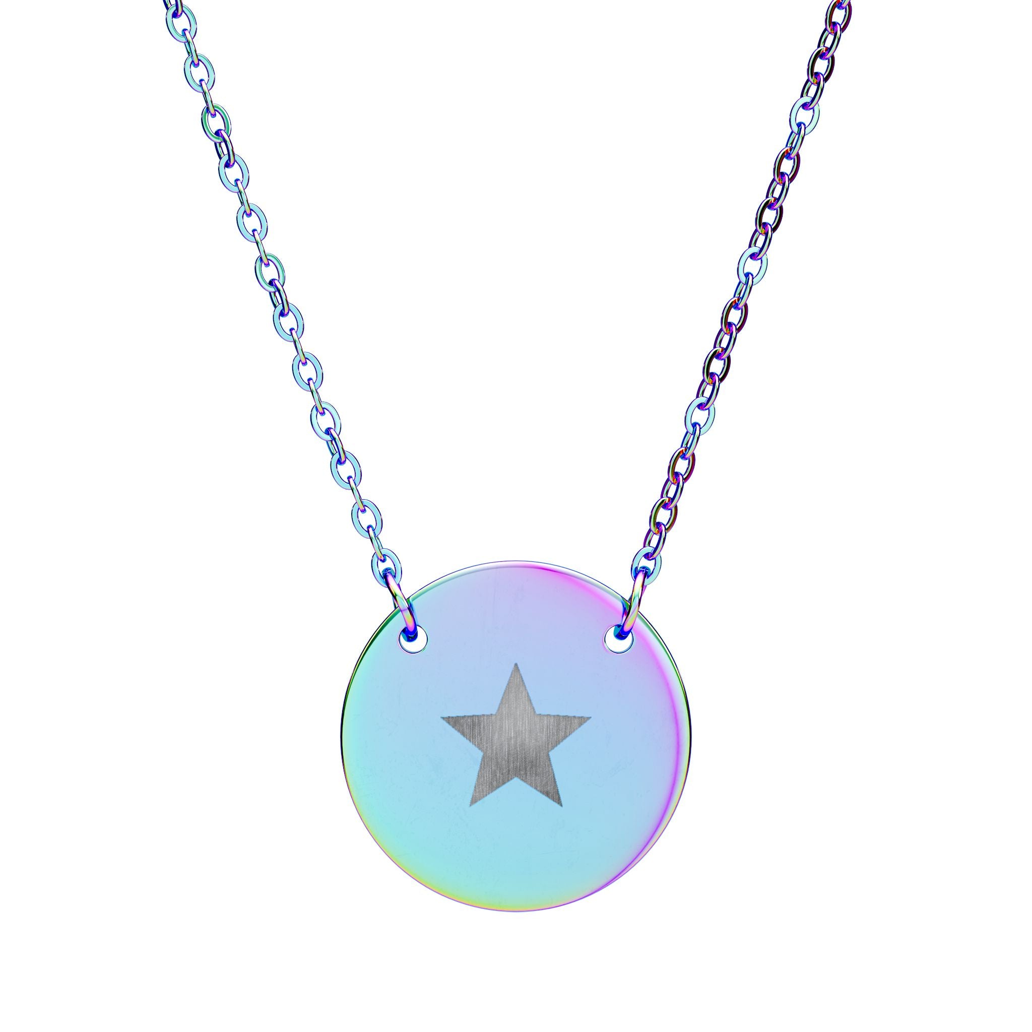 Circle Necklace - Star