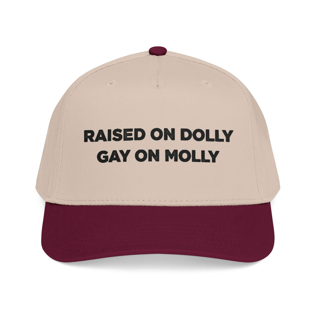 Dolly/Molly  Baseball Cap — Black Statement Hat