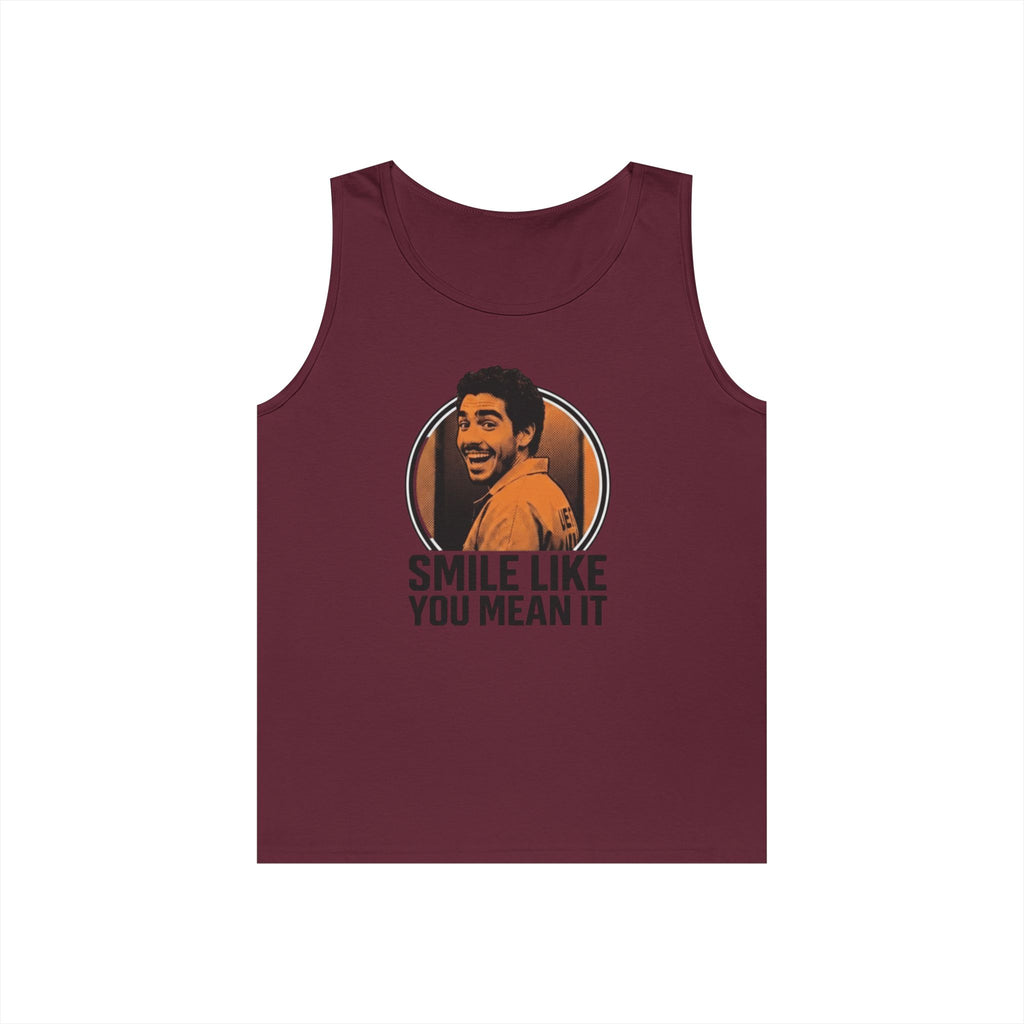 Smile like you mean it - Graphic Tank Top — Retro Laundry Machine Art