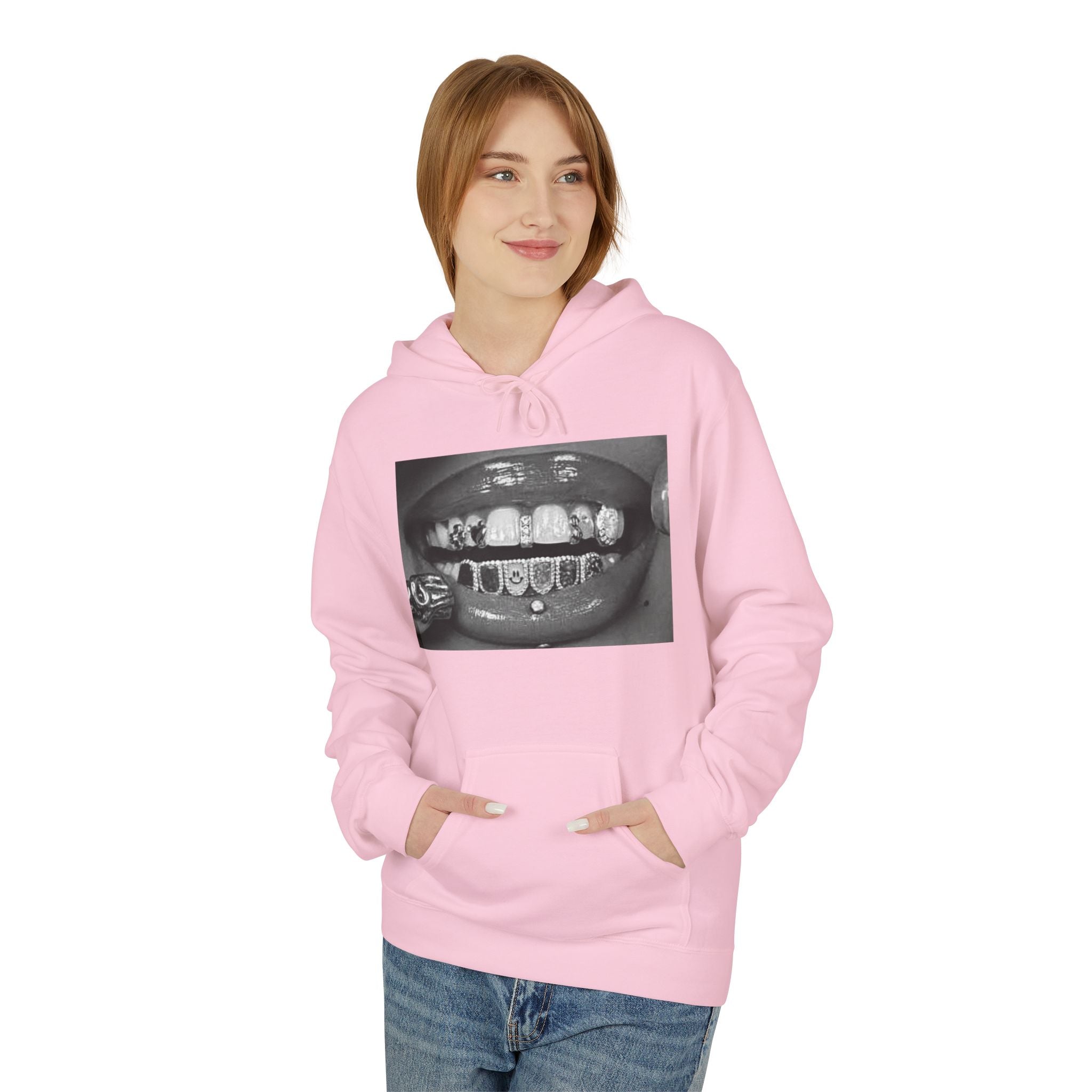 Fleece Hoodie Grillz Design