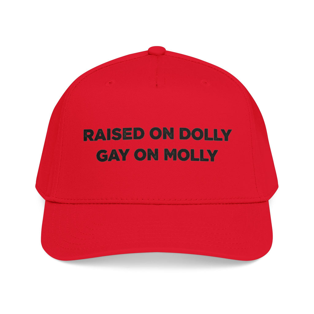 Dolly/Molly  Baseball Cap — Black Statement Hat