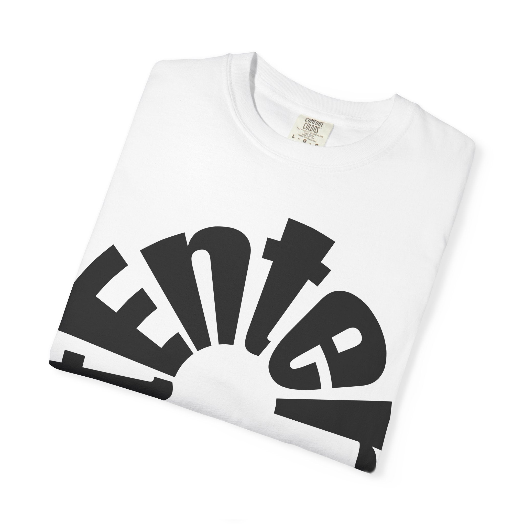 Rounded "Enter Text"  T-Shirt